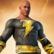 A promo image shows the Rock wearing Black Adam's costume in Fortnite.